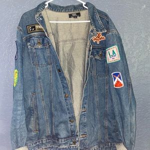 Patched up Jean jacket